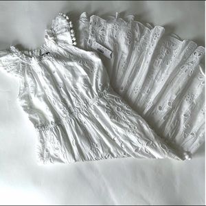 J Crew eyelet cotton dress sz 0 petite. Only wore a couple times.